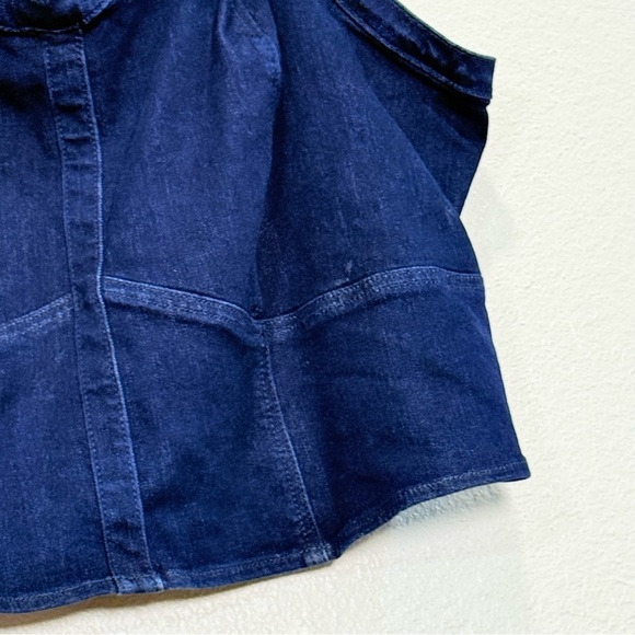 Torrid Cropped Denim Corset Top 4X - Picture 7 of 13